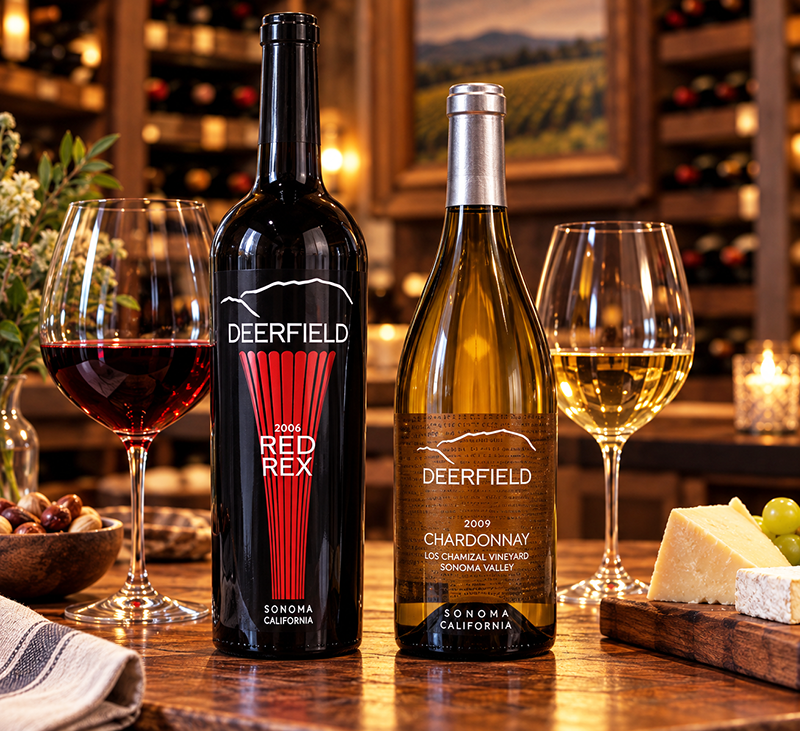 Deerfield Ranch Winery Red Rex 2006, Deerfield Ranch Winery Los Chamizal Chardonnay 2009
