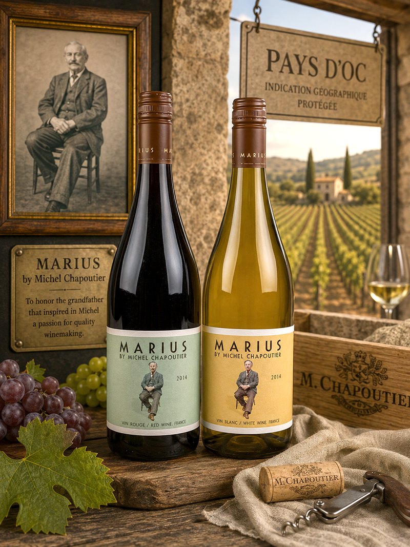 Marius Rouge 2014 and Marius Blanc 2014 