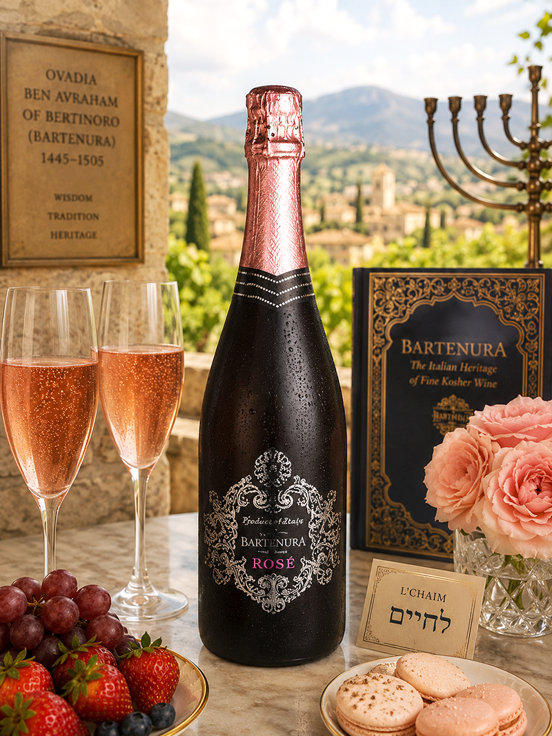 Bartenura Sparkling Moscato Rosé