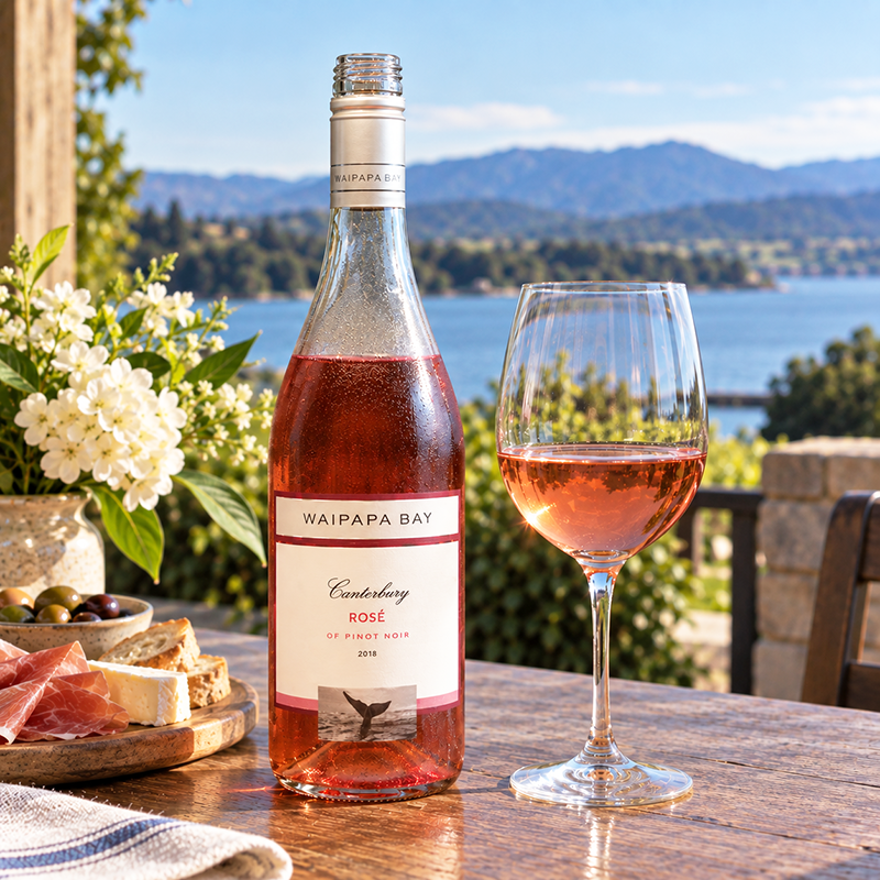 Waipapa Bay Canterbury Rose. Click here for tasting notes. 
