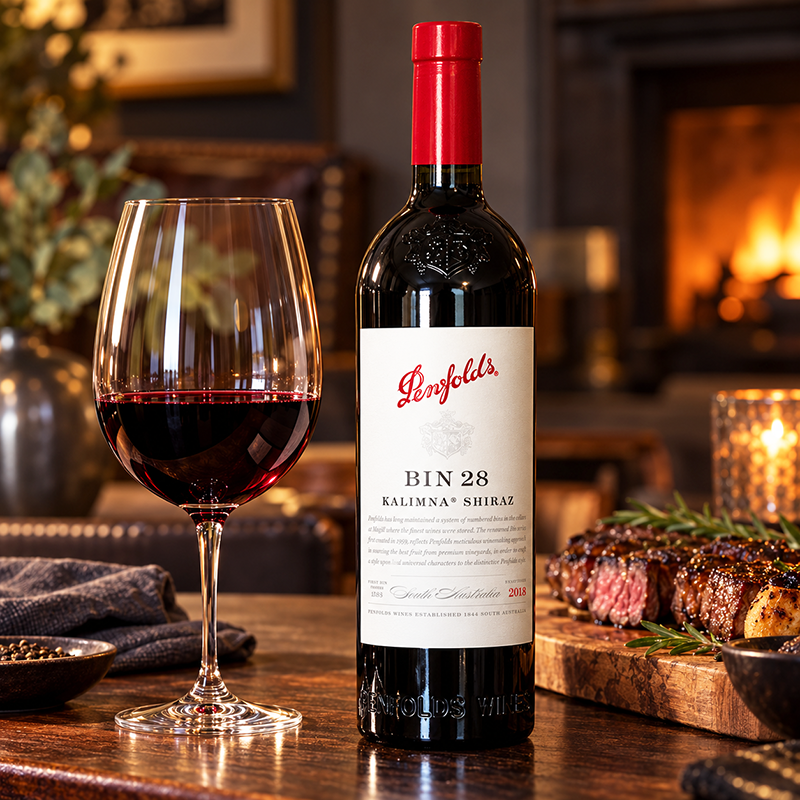 Penfolds Bin 28 Kalimna Shiraz 2018.<a href="#taste"> Click here for tasting notes.</a>