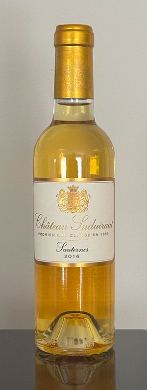 Chateau Suduiraut Sauternes 2016. Click here for tasting notes.