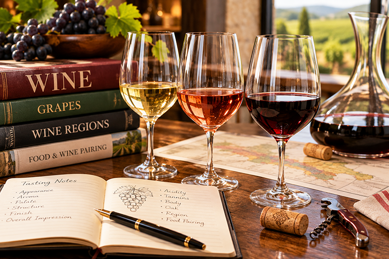 how to learn about wine