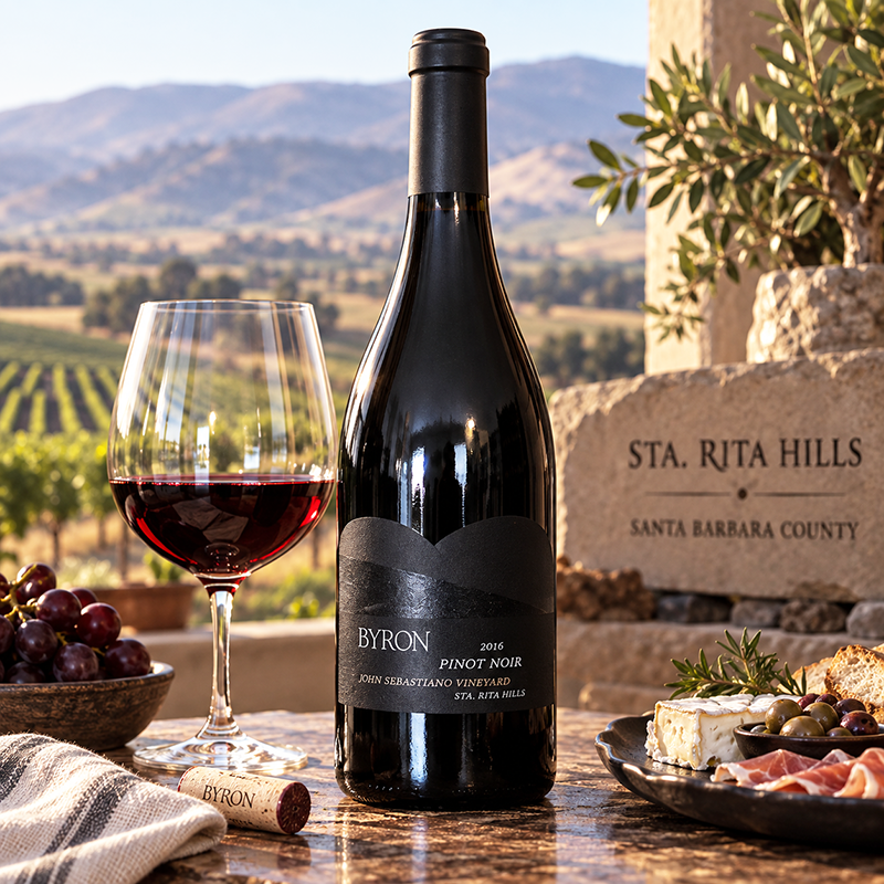 Byron John Sebastiano Vineyard Pinot Noir 2016
