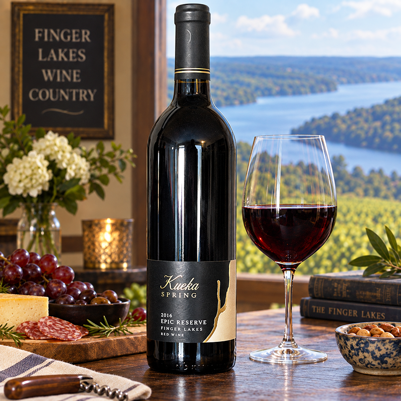 Keuka Spring Epic Reserve Red Wine. 