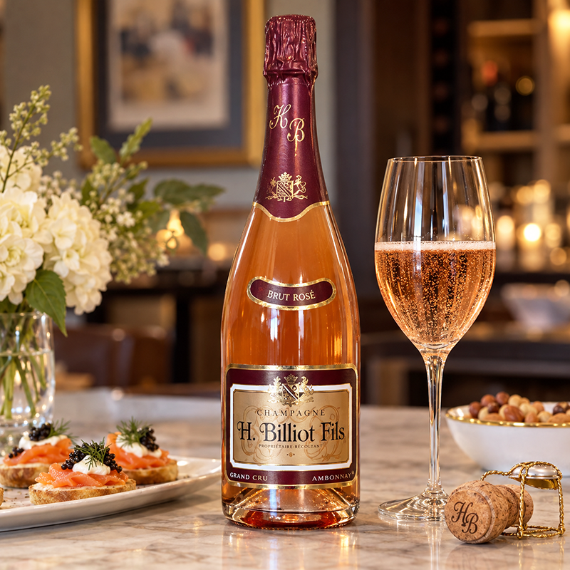 H. Billiot Brut Rosé <a href="#tasting">Click here for tasting notes.</a>