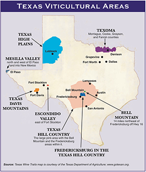 Texas Viticultural Areas