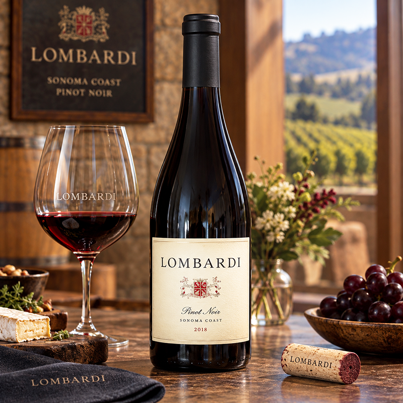 Lombardi Pinot Noir Sonoma Coast 2021. 