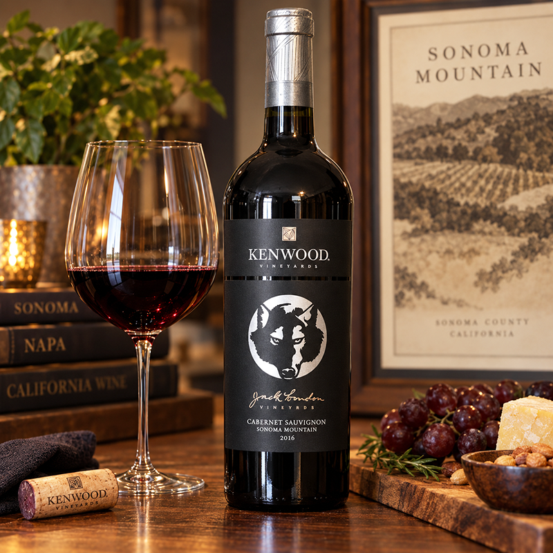 Kenwood Vineyards Jack London Cabernet Sauvignon 2016. <a href="#taste">Click here for tasting notes.</a>