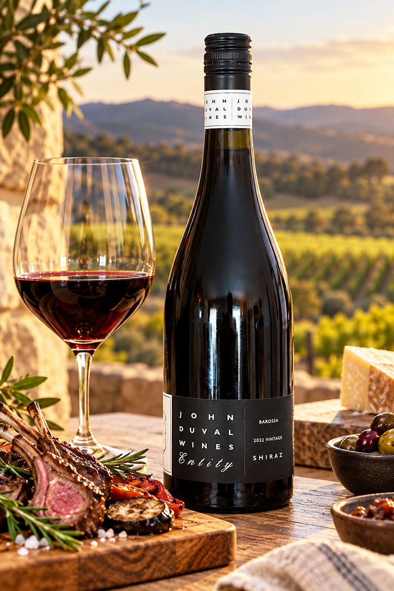 John Duval Entity Shiraz 2022. <a href="#taste">Click here for tasting notes.</a>