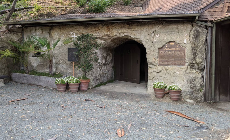 The Schramsberg cave. Photo: Lynn Splendid Light