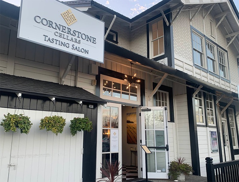 The tasting room in Yountville.