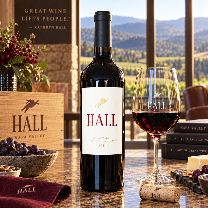 HALL Napa Valley Cabernet Sauvignon 2021. 