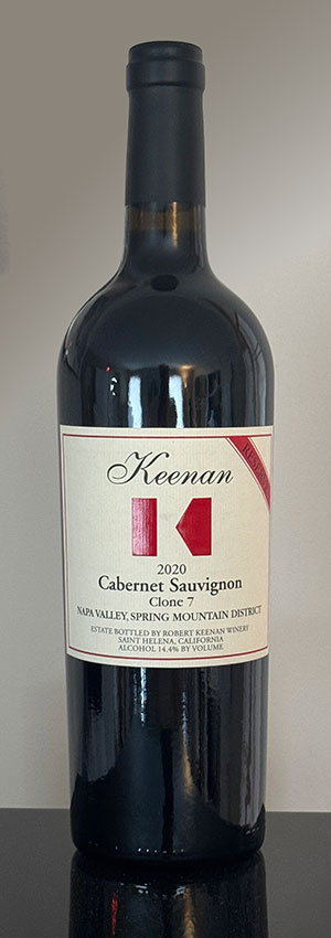 Keenan Cabernet Sauvignon Clone 7 2020