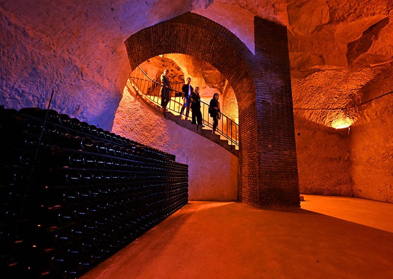 Taittinger cellars