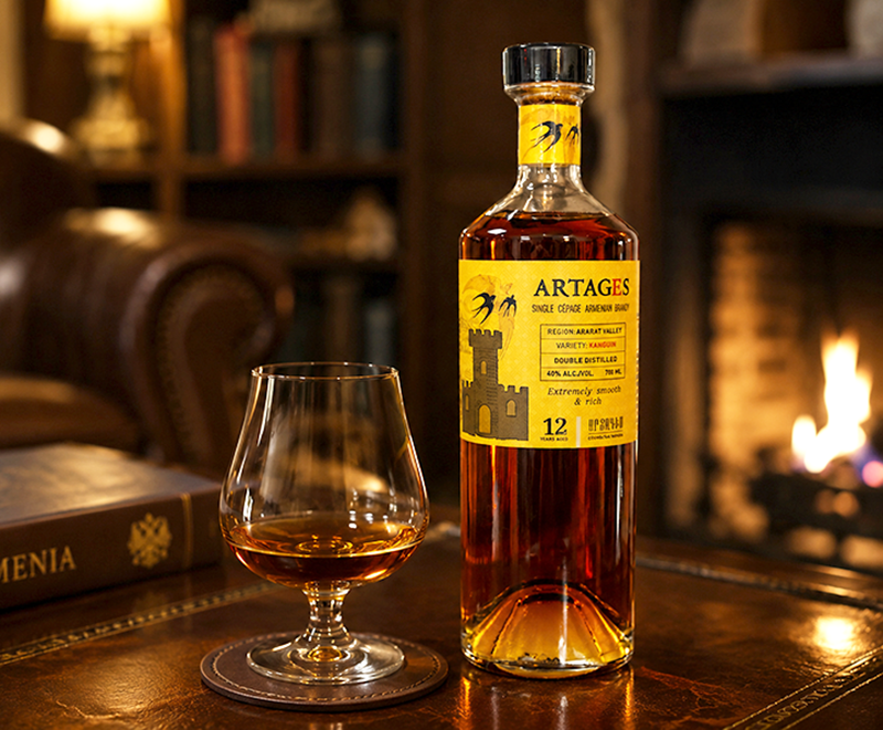 Artages Single Cépage Armenian Brandy. 