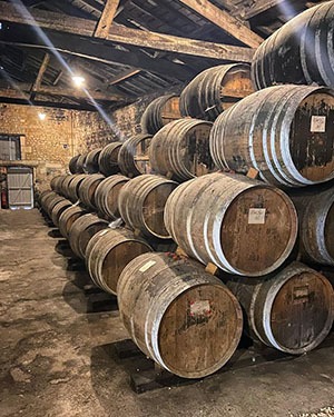 The Larsen barrel house.