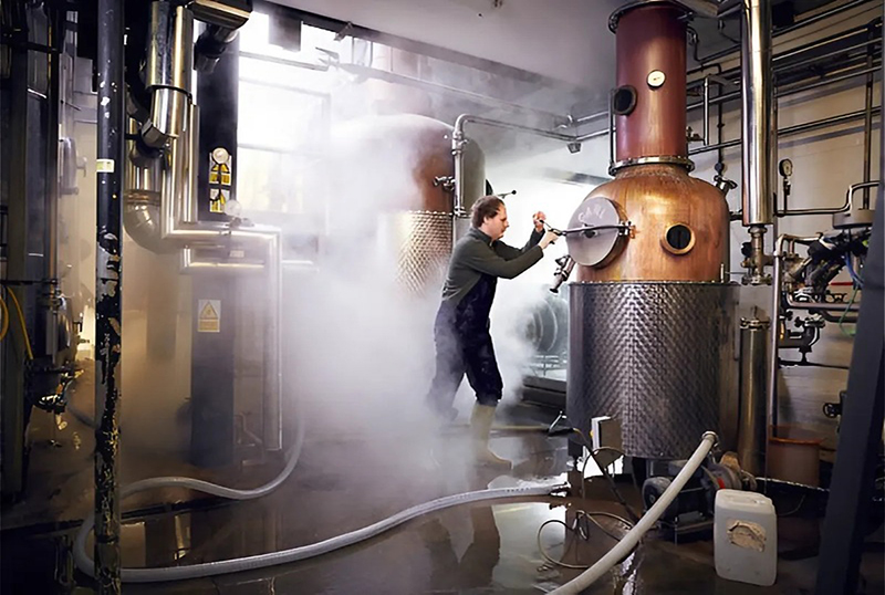 Steam distillation
