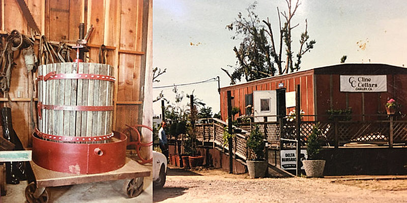 Cline's very first press from Oakley, CA