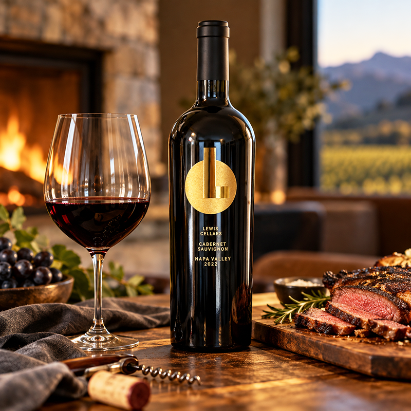 Photo of Lewis Cellars Napa Valley Cabernet Sauvignon 2022 wine bottle