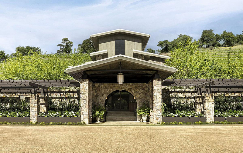 The new Lewis Cellars tasting facility.