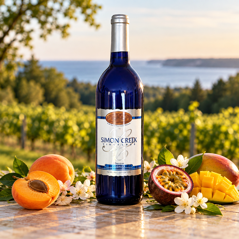 Simon Creek Simon Creek Viognier. <a href="#taste">Click here for tasting notes.</a>