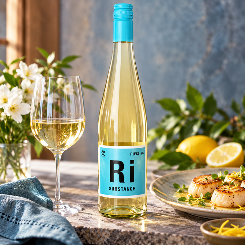 Substance Ri Riesling. <a href="#taste">Click here for tasting notes.</a>