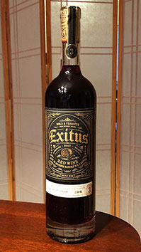 Exitus Bourbon Barrel Aged Red Wine