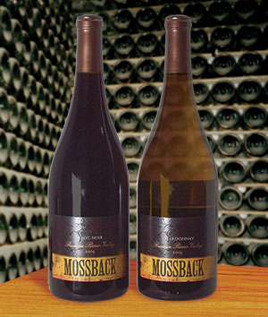 Mossback Chardonnay and Pinot Noir